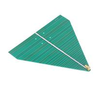 Cocoarm Antena Periódica de Registro UWB, Antena de Banda Ultra Ancha PCB de 600 MHz a 6000 MHz 50 W 6 a 7 DB de Ganancia SMA Polarización Lineal Direccional Hembra para Pruebas de WiFi y Usuarios