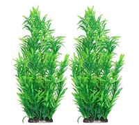 Cocoarm Aquarium Plantas de Agua Artificial Decoraciones de los Cuentos de Peces Plantas Acuáticas Artificiales Soft Plastic No Fade Fácil de Cuidados 8.5x6.3x38cm con un Diseño