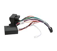 Cocoarm Arnés de Cableado de Radio, Arnés de Cableado Estéreo de Metal de Caucho ABS de 16 Pines con Caja Canbus, Plug and Play CNC Apto para Reemplazo de Navegación para E53 X5 E39 5 Series