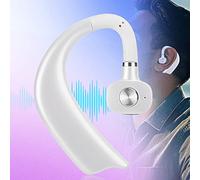 Cocoarm Auriculares con Gancho para la Oreja Auriculares Inalámbricos con Bluetooth 5.0 Diafragma de Grafeno Batería de 130 MAh Mono Auricular Giratorio de 180 Grados para Conducir, Trabajar,