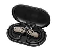 Cocoarm Auriculares Inalámbricos de Oído Abierto, Ajuste de Doble Eje | Sonido espacial ACS, conexión rápida BT 5.4, IPX5 resistente al sudor, tiempo de reproducción de 20 horas, control táctil,
