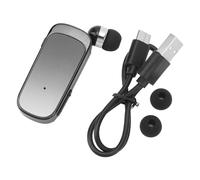 Cocoarm Auriculares Inalámbricos Retráctiles 5.2 Auriculares de un Oído con Pantalla de Batería LED Tiempo de Conversación de 20 Horas Ajuste Cómodo para Conductores Deportes de Negocios (Negro