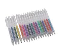 Cocoarm Bolígrafos de Gel de Brillo, Versátil para Arte y Diario, 18 Colores Tinta de Gel Suave para Escritura Creativa y Uso de la Escuela