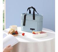 Cocoarm Bolsa de Almuerzo de Gran Capacidad, Bolsa de Almuerzo con Aislamiento de PEVA, Diseño Portátil Reutilizable Impermeable, Almacenamiento de Alimentos Resistente a Fugas para el Trabajo,
