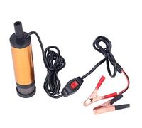 Cocoarm Bomba de Aceite Eléctrica, Bomba de Transferencia de Aceite de Acero Inoxidable de Alta Velocidad con Filtro, Mini Portátil DC 12 V para Uso de y Agua