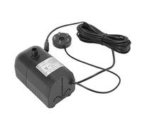 Cocoarm Bomba de Agua Solar ABS Bomba de Fuente Sumergible sin Escobillas DC 6V a 24V 450 a 1350L H con Luz para Jardín Estanque Pecera Florero Fuente
