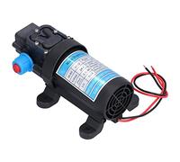 Cocoarm Bomba de Micro Diafragma Bomba de Agua Autoaspirante de Plástico de Ingeniería 12V 80W 6L por Min 130°F Resistencia Al Calor para Lavado de Autos Tratamiento de Agua por Pulverización de (24V)