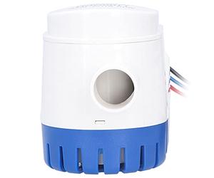 Cocoarm Bomba Sumergible de Sentina ABS Bomba de Agua de Sentina Automática Interruptor Todo en uno Motor Refrigerado por Agua Filtro de Rotura para Drenaje de Barcos Transferencia de Aguas (DC12V