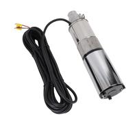 Cocoarm Bomba Sumergible para Pozos Profundos Bomba de Tornillo de Acero Inoxidable 260W 24V 1.2m³h Cabezal de 40m con Cable de 10m para Riego Granja Jardín Bombeo de Agua de Pozo