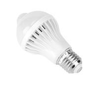 Cocoarm Bombilla con Sensor de Movimiento E27, Lámpara LED con Detección de Movimiento Infrarroja PIR y Sensor de Luz Diurna para Encendido y Apagado Automático, 5W 7W 9W, 6000K 6500K (7W)
