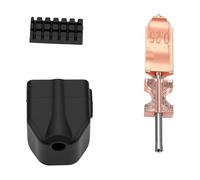 Cocoarm Boquilla Hotend de 0,25 Mm, Kit de Boquilla para Impresora 3D Totalmente Metálica con Bloque de Enfriamiento de Cobre, Hotend Desmontable a Prueba de Fugas, Instalación Rápida para Usuarios de