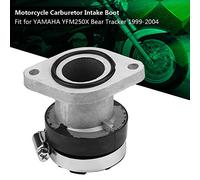 Cocoarm Bota del Colector de Admisión del Carburador de la Motocicleta para YFM250X Plástico Duradero Fácil de Instalar Rendimiento de Sellado Premium