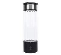 Cocoarm Botella de Agua de Hidrógeno, Vidrio de Borosilicato, Ionizador de Agua Portátil, Produce Hidrógeno de 1400 Ppb, Ideal para el Hogar y los Viajes