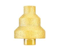 Cocoarm Broca Escalonada Diamondss, Acero con Alto Contenido de Manganeso, Abridor de Orificios Soldado Multicapa para Mármol y Granito, 20-35-50 Mm para Amoladora Angular de 100 Mm