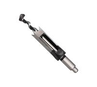 Cocoarm Broca para Orificios Cuadrados de 22 Mm Broca para Carpintería de Acero para Rodamientos con Ranura para Viruta en Forma de U Vástago Estable Tratado Térmicamente para Taladradora de Orificios