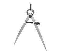 Cocoarm Brújula Leathercraft, Calibrador Divisor de Resorte Divisor de Ala de Acero 45 con Medición Precisa para Elaboración y Ajuste (150mm)