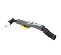 Cocoarm Cabezal de Antorcha de Soldadura ABS Curvo Cabezal de Antorcha Boquilla de 1,5 Mm Superficie Niquelada Arranque de Alto Interruptor de Presión Resistente Al Desgaste para Usuarios de Corte