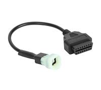 Cocoarm Cable de Adaptador OBD de Motocicleta, 6 Pines de hasta 16 Bolígrafos Que Conectan los Cables para la Detección de Motos Es Adecuado para 690 Supermoto, Pequeños y Portátiles