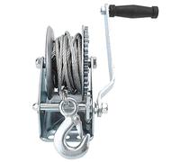 Cocoarm Cabrestante Manual Cabrestante Autoblocante de Acero de Aleación Herramienta de Elevación Manual de 1000 Libras con Freno de Desmontable y Cable de Acero de 8 M para Minas, Almacenes, Sitios