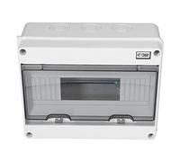 Cocoarm Caja de Distribución Eléctrica, Caja de Protección de Distribución de Fácil Instalación, Anillo de Sellado Impermeable para Disyuntor de 12 Vías