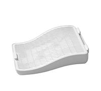 Cocoarm Caja de para Gatos Rampa PP Caja de de Ajustable Escalón 44 X 35 X 8 Cm Diseño Impermeable Antideslizante de Doble Capa para Limpieza del Hogar Gatos y Mascotas Mayores