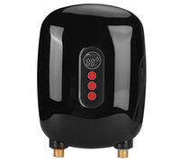 Cocoarm Calentador de Agua sin Tanque de 6500 W, Calentador Instantáneo Eléctrico de Latón ABS, Pantalla de Temperatura LED de 220 V, Calefacción de Acero Inoxidable de 95 a 131 F para el Hogar,