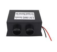 Cocoarm Calentador Espacial Portátil, Calentador Eléctrico de 600W DC24V con 2 Salidas de Aire y Calefacción Cerámica, para Desempañador y Descongelador de Coche en Invierno y Clima