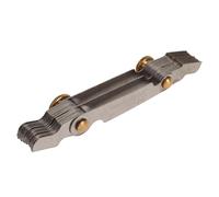 Cocoarm Calibre de Rosca Calibre de Paso de Tornillo de Acero Inoxidable 52 Cuchillas de Rosca Imperial Métrico para Maquinistas y Trabajos de Torno 55 Grados 60 Grados de Profundidad Hojas Extraíbles