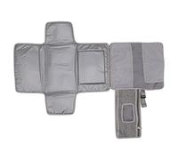 Cocoarm Cambiador de bebé Cambiador de bebé No Tejido Desmontable Plegable de Pañales de Viaje Portátil para Mamás Papás Cochecito Salidas en Automóvil (GRAY)