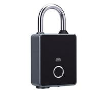 Cocoarm Candado de Huella Digital Candado de Combinación Inteligente de Aleación de Zinc 6 Métodos de Desbloqueo Teclado con Pantalla Táctil IP65 con Control de Aplicación para Gimnasio, Casillero,