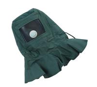 Cocoarm Capa de Arenado Casco de Máscara de Arenado con Pantalla Transparente de PC Cordón Ajustable Tela Oxford para Protección contra Polvo en Fábricas de Cemento Plantas de