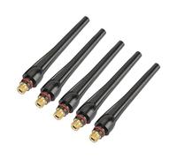 Cocoarm Capuchones Traseros Largos 57Y02, Medianos 57Y03, Cortos 57Y04 para Antorcha de Soldadura TIG WP-17/18/26, con 3 Opciones de Tamaño (5 piezas 57Y02 (largo))