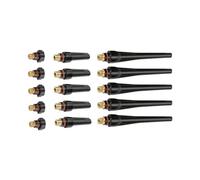Cocoarm Capuchones Traseros Largos 57Y02, Medianos 57Y03, Cortos 57Y04 para Antorcha de Soldadura TIG WP-17/18/26, con 3 Opciones de Tamaño (15 piezas 57Y02 57Y03 57Y04)