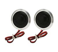 Cocoarm Car Dome Tweeter 2-Pack, 150W 4 Ohm | Carcasa metálica de aluminio, sensibilidad de 92 dB, rango de frecuencia de 2 kHz a 22 kHz, altavoz de de 2 vías, agudos