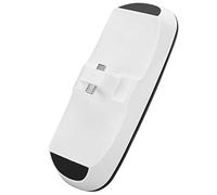 Cocoarm Cargador con Base para Mando PS5, ABS Tipo C Doble Puerto (White) | Salida 2x5V 1A, indicador LED rojo azul, base compacta de 7,9 oz, estación de carga para controlador Sony
