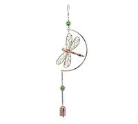 Cocoarm Chimes de Viento de Libélula, 6.57 X 4.72in a Prueba de Agua Hermosa Melodía de Planchas que Colgan de Hierro, Decoración de Campañas de Viento de Libélula para la Decoración