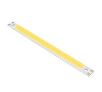 Cocoarm Chip de Luz COB Panel de Luz COB de Aluminio 10W 12 a 14V 1000lm 120 Grados 3000 a 6500K 120x10mm para Lámparas de Bricolaje Lámparas de Mesa Luces de Pesca de Juguete (blanca cálida)