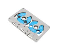 Cocoarm Cinta de Casete de Metal de Doble Cara, ABS con Aleación de Aluminio, Tiempo de Grabación de 50 Minutos para Grabadoras y Entusiastas de la Música