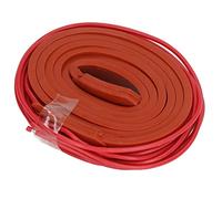 Cocoarm Cinturón Calefactor de Silicona Calentador de Silicona Flexible Impermeable 15 X 1000 Mm 40 W para Aislamiento de Bombas y Tanques de Tuberías de Aceite con Calentamiento Uniforme Diseño