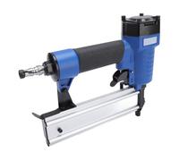 Cocoarm Clavadora Neumática Brad, Pistola de Clavos Brad de Aire de Aleación de Aluminio para Clavos Calibre 18 de 3/8-2 Pulgadas, 4-8bar, Capacidad de 100, Agarre de Goma, para Reparación de