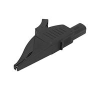 Cocoarm Clip Eléctrico Clip de Terminal de Prueba de Latón 32A 1000V con Cubierta de Aislamiento PA Enchufe Tipo Banana de 4 Mm Apertura de 39,5 Mm para Prueba de Voltaje de Carga de Batería de