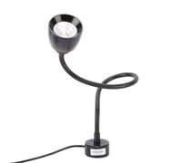 Cocoarm Cocoarm Luz de Trabajo LED de 7W, Lámpara de Cuello de Cisne Flexible, Brillo de 1000lm para Iluminación de Taller y Torno (Aleación de aluminio + acero aleado) (Aleación de aluminio + acero