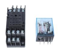 Cocoarm Cocoarm Relé MY4NJ, relé de Potencia de Bobina Pequeña con 14 Pines, Versátil para Automatización y Equipos Electrónicos (AC220V) (AC220V)