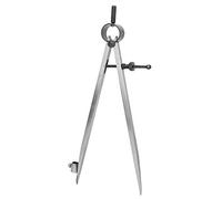 Cocoarm Compás de Dibujo con Resorte Divisor de Ala, Herramienta Giratoria para Manualidades, Trazador de Líneas Divisorias de Acero Al Carbono, Herramienta de Medición con Lápiz, (200mm)