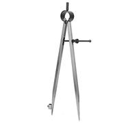 Cocoarm Compás de Dibujo con Resorte Divisor de Ala, Herramienta Giratoria para Manualidades, Trazador de Líneas Divisorias de Acero Al Carbono, Herramienta de Medición con Lápiz, (250 mm)