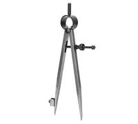 Cocoarm Compás de Dibujo con Resorte Divisor de Ala, Herramienta Giratoria para Manualidades, Trazador de Líneas Divisorias de Acero Al Carbono, Herramienta de Medición con Lápiz, (150 mm)