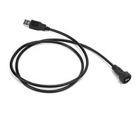 Cocoarm Conector USB Impermeable, Conector Macho PA66 Tipo C y Enchufe Macho USB3.0, Bloqueo de Rosca IP67 Cable de 30V 1.5A 0.5m, para Lámparas de Equipos Exteriores Dispositivos IOT, -40°F a 221°F