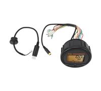 Cocoarm Conjunto de Tacómetro ABS LCD Indicador de Gestión de con Función de Velocímetro Sincronización del Motor Lectura de Economía de para Fueraborda 1996 Más Reciente de 40 a 300