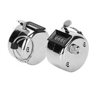 Cocoarm Contador de Cuentas Manual, Contador Manual de Acero Inoxidable con Diseño de Mini Hebilla para Inventario de Taller Preciso y Estadísticas de Multitudes