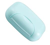 Cocoarm Contenedor de de Viaje PP Caja de Portátil 12 X 8 X 4,5 Cm Cierre a Presión Caja de de Barra Portátil a Prueba de Fugas para el Hogar Hotel Hostal Almacenamiento de Artículos de Tocador de